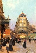 Luigi Loir Les Grands Boulevards USA oil painting artist